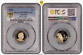 2020 $2 6th Portrait PR70DCAM