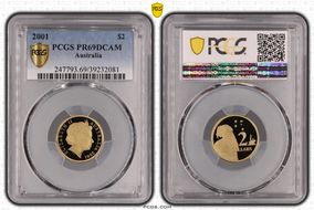 2001 $2 PR69DCAM