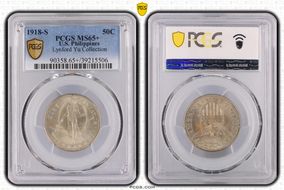 1918-S 50C MS65+