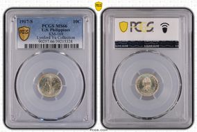 1917-S 10C KM-169 MS66