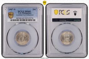 1907-S 20C MS65