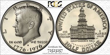 1976-S 50C Silver PR69DCAM