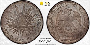 1827-Ga FS 8 R Ga03 MS63