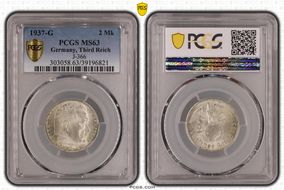 1937-G 2 Mk J-366 MS63