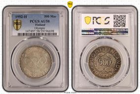 1952-H 500 Mar Olympic Games AU58