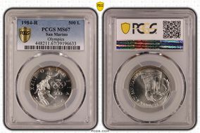 1984-R 500 L Olympics MS67