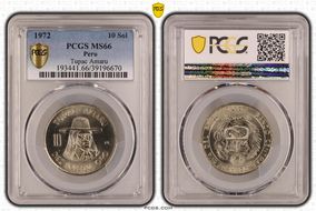 1972-LM 10 Sol Tupac Amaru MS66