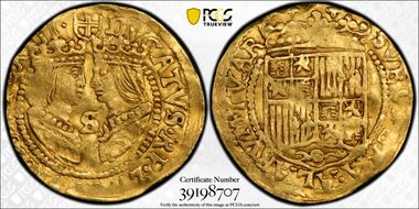 (1590-97)-S Ducat Fr-210 XF45