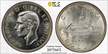 1937 S$1 Matte SP67