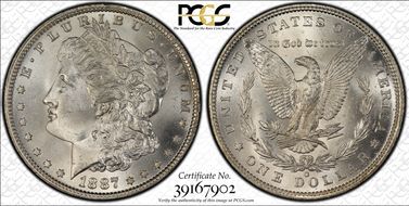 1887-O $1 MS65+