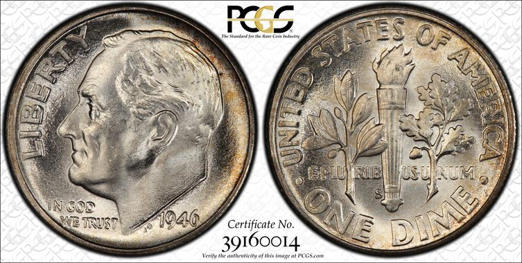 Cert 39160014 - Coin Image