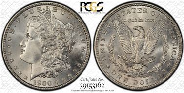 1900 $1 MS66+