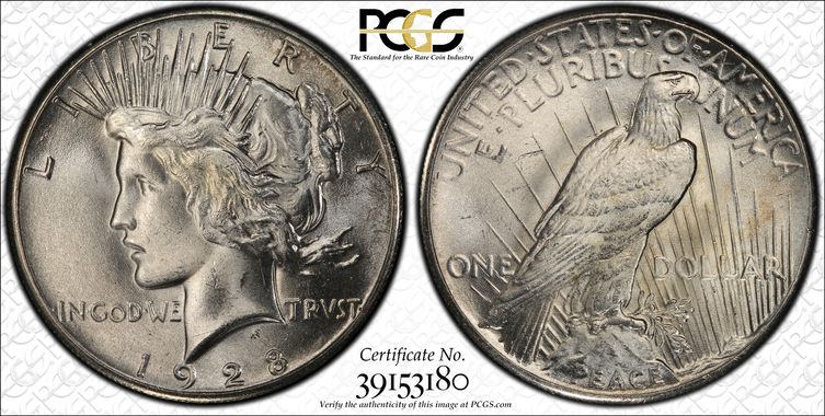 Cert 39153180 - Coin Image