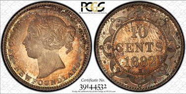 1882-H 10C SP67
