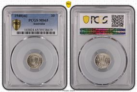 1940(m) 3D KM-37  Ag MS65