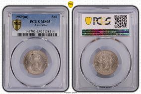 1959(m) Shil KM-59  Ag MS65