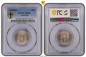 1959(m) Shil KM-59  Ag MS66