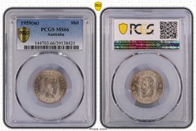 1959(m) Shil KM-59  Ag MS66