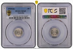 1943(m) 3D MS65