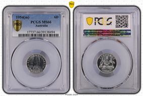 1954(m) 6D MS66