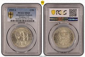 1915-A 3 Mk Wedding J-55 MS65