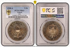 1908-A 5 Mk J-83 PR63