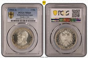 1911-A 3 Mk Death J-166 MS65