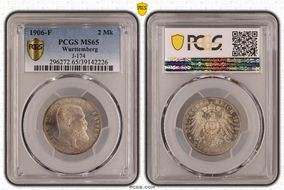 1906-F 2 Mk J-174 MS65