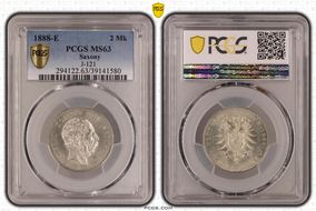 1888-E 2 Mk J-121 MS63