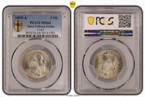 1895-A 2 Mk J-145 MS64