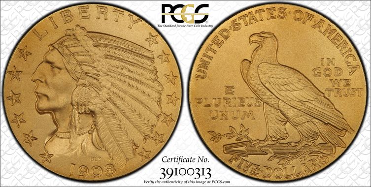 Cert 39100313 - Coin Image