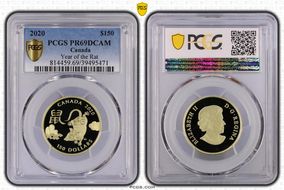 2020 $150 Year of the Rat PR69DCAM