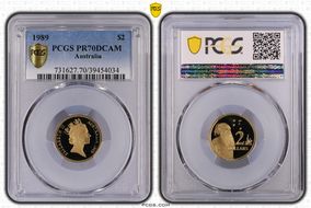 1989 $2 PR70DCAM