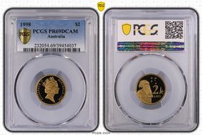 1998 $2 PR69DCAM