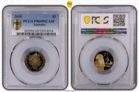 2010 $2 PR69DCAM