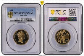 1985 $1 PR70DCAM