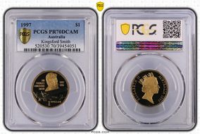1997 $1 Kingsford Smith PR70DCAM