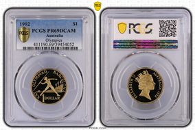 1992 $1 Olympics PR69DCAM