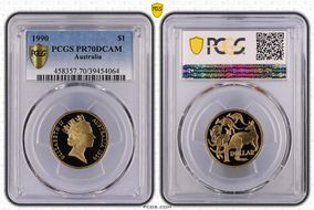 1990 $1 PR70DCAM