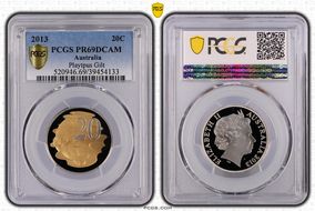 2013 20C Platypus - Partial Gilt PR69DCAM