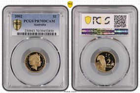 2002 $2 PR70DCAM