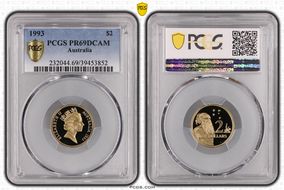 1993 $2 PR69DCAM