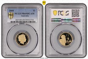 2000 $2 PR69DCAM