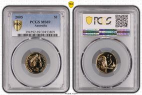 2005 $2 MS69