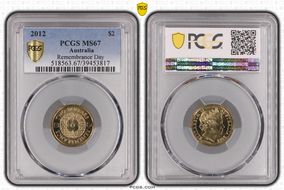 2012 $2 Remembrance Day MS67