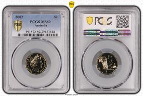 2002 $2 MS69