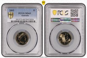 2003 $2 MS69
