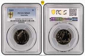2009 $1 MS69