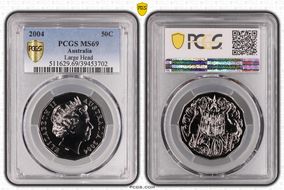 2004 50C Large Head MS69