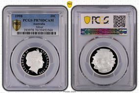 1998 20C Silver PR70DCAM